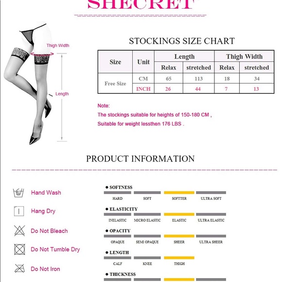 💎 ✨Thigh High rhinestones Stockings💎 - Picture 5 of 5